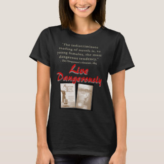 reading theme women's t-shirt