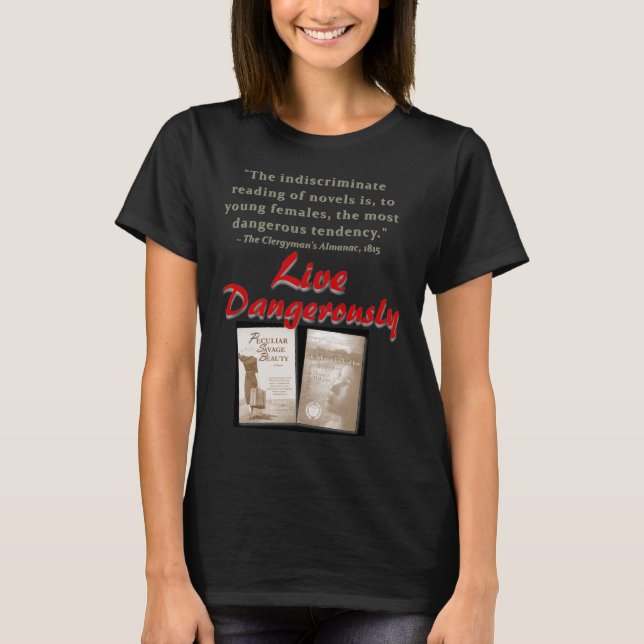 reading theme women's t-shirt (Front)