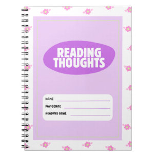 Reading Thoughts: Reading tracker journal cute pas