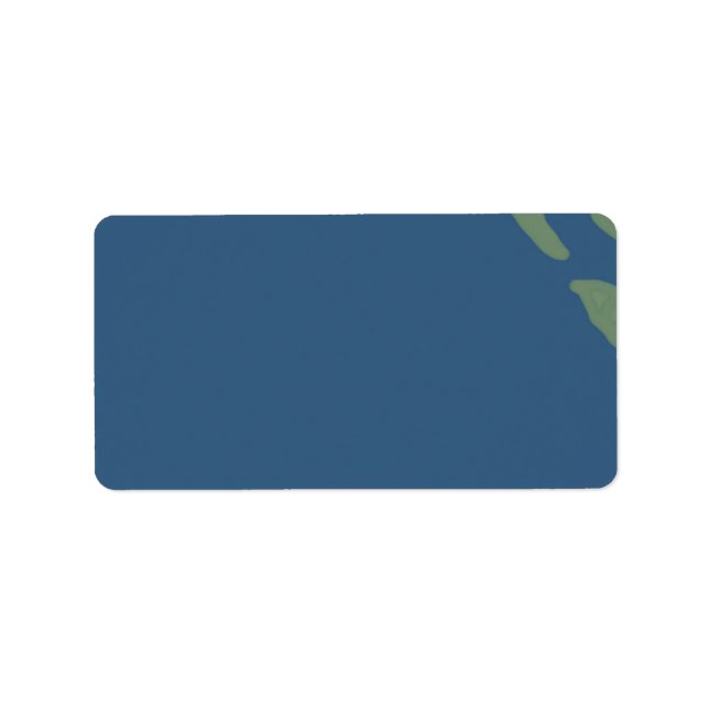 READING TORAH Bar Mitzvah Invitation Label (Front)