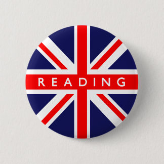 Reading UK Flag 6 Cm Round Badge