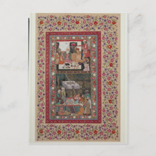 Reading Verse and a Banquet Postcard