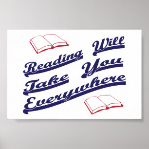 reading will take you everywhere poster