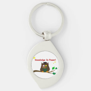 Reading Wise Owl Key Ring