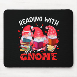 Reading With My Gnomies Books Teacher Librarian Va Mouse Mat