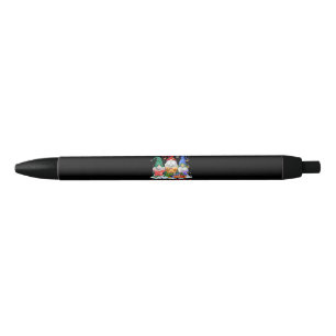 Reading With My Gnomies Christmas Funny Black Ink Pen