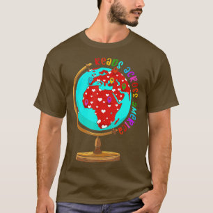 Reads Across That America Reading Lover Teacher Re T-Shirt
