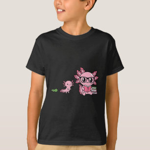 Readsolotl axolotl book lover funny reading kids  T-Shirt