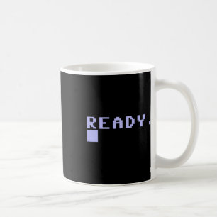 Ready C64 Home Computer 80's Retro Gamer Coder Mem Coffee Mug