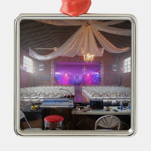 Ready for a Concert Metal Tree Decoration (Front)