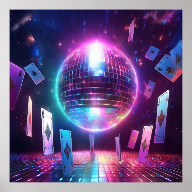 Ready For A Night Of Dancing And Gambling Poster (Front)