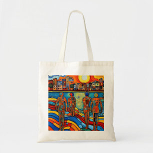 Ready for a swim tote bag