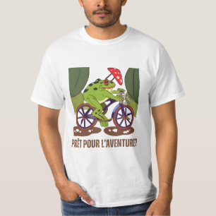 Ready for adventure, frog with mushroom T-Shirt