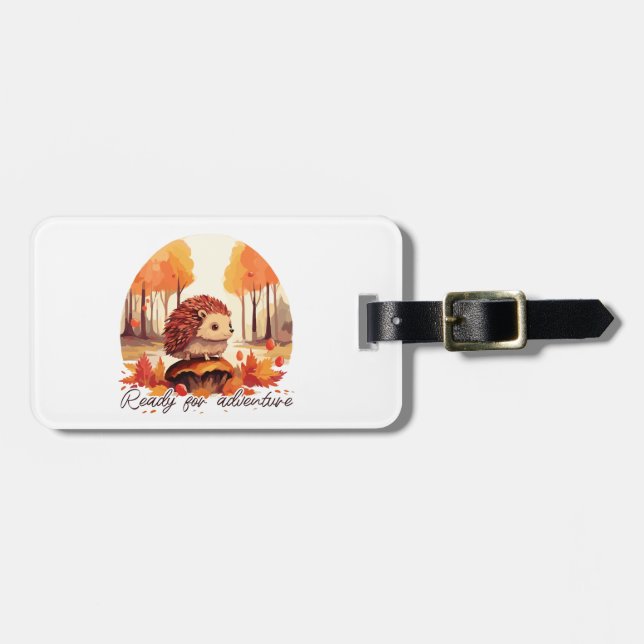 Ready for adventure too luggage tag (Front Horizontal)