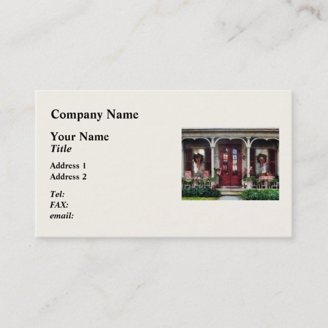 Ready for Christmas Business Card (Front)