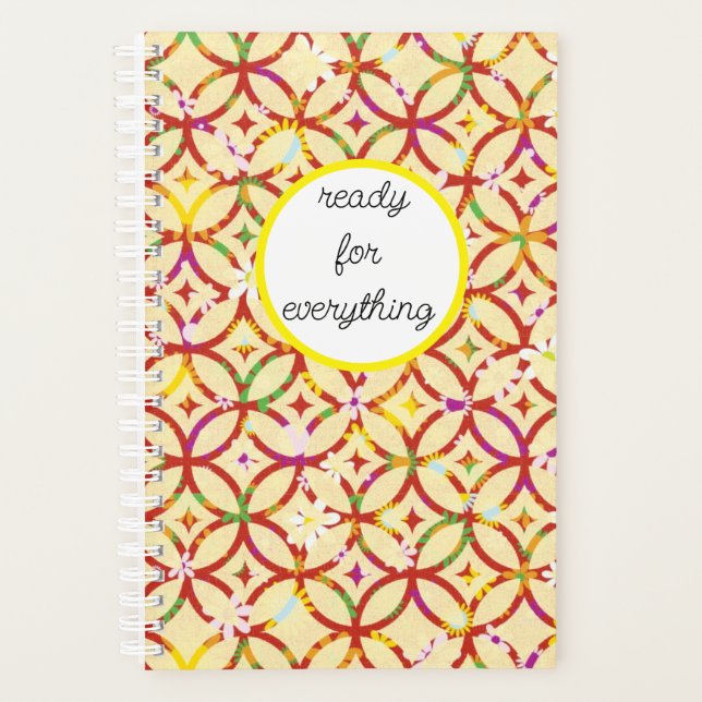 Ready for Everything Boho Pattern Planner (Front)