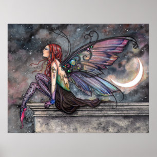 Ready for Flight Mystical Ethereal Fairy Artwork Poster