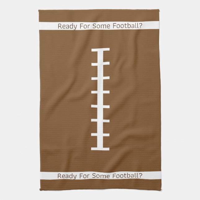 Ready For Football Kitchen Towel (Vertical)