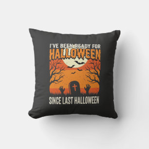 Ready For Halloween Graveyard Design_1 Cushion