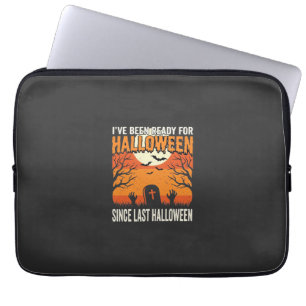 Ready For Halloween Graveyard Design_1 Laptop Sleeve