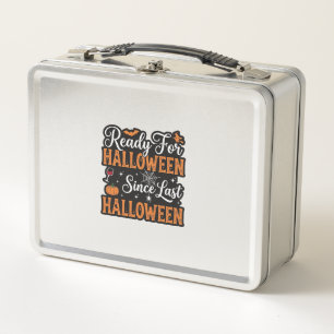 Ready For Halloween Since Last Halloween Vintage S Metal Lunch Box