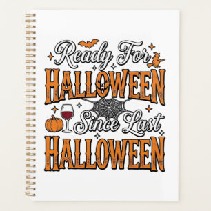 Ready For Halloween Vintage Engraving Shirt Design Planner