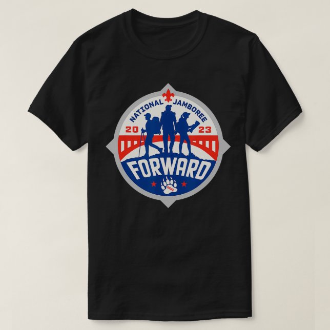 Ready For Jamboree 2023 - National Jamboree T-Shirt (Design Front)