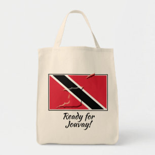 READY FOR JOUVAY   Personalizable   TRINIDAD FLAG Tote Bag