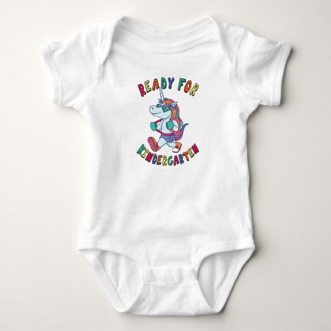 Ready for Kindergarten Baby Bodysuit (Front)