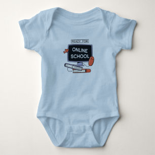Ready for Online School Baby Bodysuit