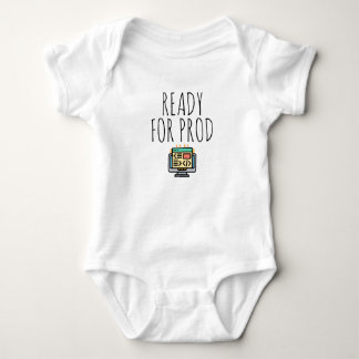 Ready for Prod, Coder, Coding, Coding Baby Gift Bodysuit