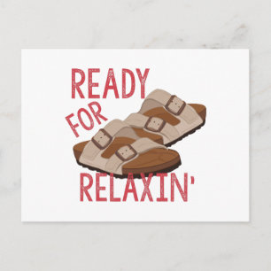 Ready For Relaxin Postcard