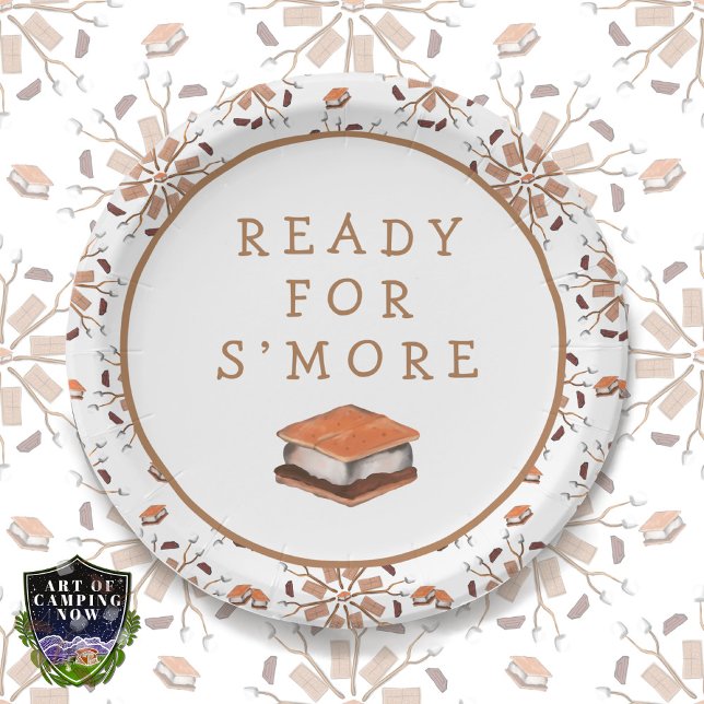 Ready for S’more Picnic Paper Plate (Creator Uploaded)