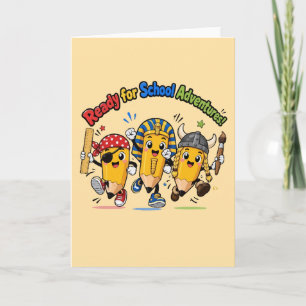 Ready for School Adventures Invitation