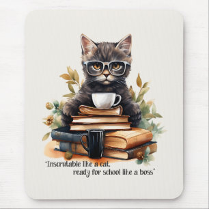 Ready For School Like A Boss Mouse Mat