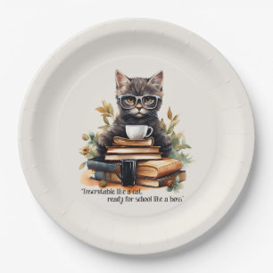 Ready For School Like A Boss Paper Plate