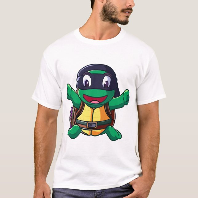 Ready for School Turtle Kids T-Shirt (Front)