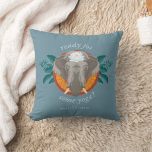 Ready for Some Yoga? - The White Lotus Cushion