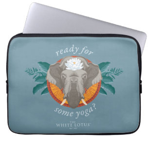 Ready for Some Yoga? - The White Lotus Laptop Sleeve