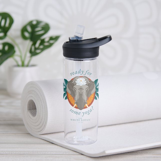 Ready for Some Yoga? - The White Lotus Water Bottle (Yoga)