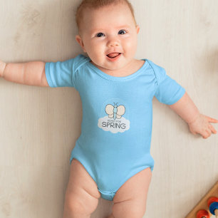 Ready for spring, little butterfly? baby bodysuit
