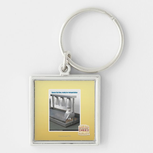 Ready for Teleportation Key Ring (Front)