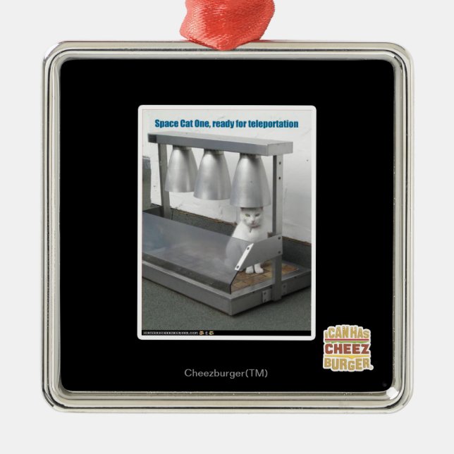 Ready for Teleportation Metal Tree Decoration (Front)