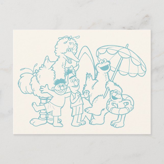 Ready for the Beach Postcard (Front)