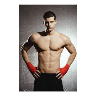 Ready for the Fight Hot Guy Poster