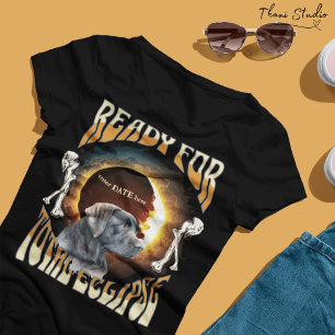 Ready for Total Eclipse Cute Dog Vintage  T-Shirt