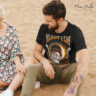 Ready for Total Eclipse Cute Dog Vintage  T-Shirt