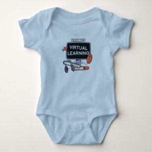 Ready for virtual learning baby bodysuit