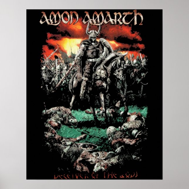 Ready For War Amon Amarth Retro Young Music Poster (Front)
