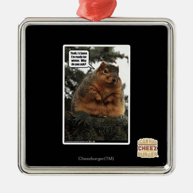 Ready for winter metal tree decoration (Front)